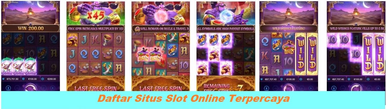 Nama Situs Judi Slot Online Gacor Terbaik 2023 Mudah Menang Genie's 3 Wishes