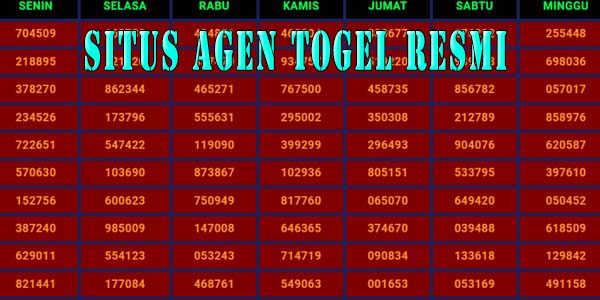 Situs Agen Judi Togel Online Terbaik dan Terpercaya Pengeluaran Angka Jitu Hk Sdy Sgp